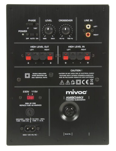 Mivoc mkii subwoofer - mivoc,