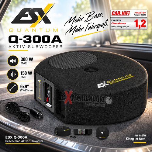 Esx reserverad aktiv - reserverad, aktiv-subwoofer