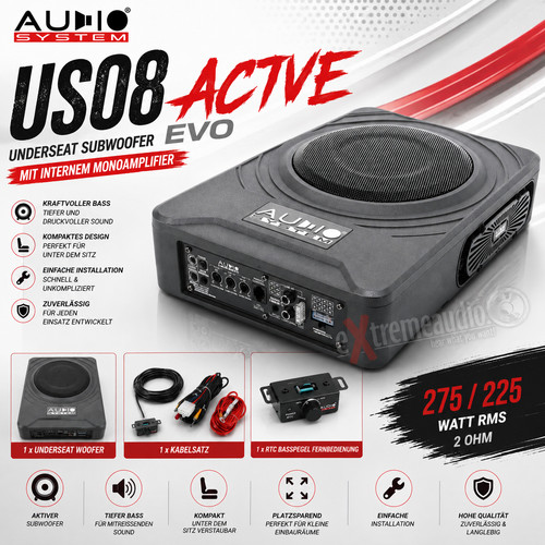 Audio system us08 active 20cm - system,
